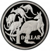 Silver coin Australia KM# 3896 1 Dollar.