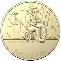 J. JOLLY SWAGMAN. ONE DOLLAR.