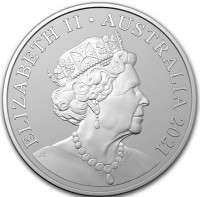 ELIZABETH II. AUSTRALIA 2021. IRB.