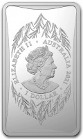 Silver coin Australia KM# 4123 ELIZABETH II. AUSTRALIA 2021. 1 DOLLAR. JC.