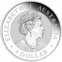 ELIZABETH II. AUSTRALIA 2021. 1 DOLLAR. JC.