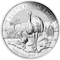 Silver coin Australia KM# 4125 AUSTRALIAN EMU. P. MR. 2021 1oz 9999 SILVER.