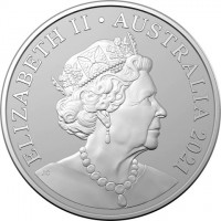 ELIZABETH II. AUSTRALIA 2021. IRB.
