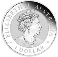 ELIZABETH II. AUSTRALIA. 1 DOLLAR. JC.