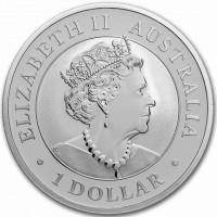 Silver coin Australia KM# 4142 ELIZABETH II. AUSTRALIA. 1 DOLLAR. JC.
