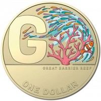G. GREAT BARRIER REEF. ONE DOLLAR.
