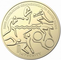 Aluminium Bronze coin Australia KM# 4306 2022 COMMONWEALTH GAMES TEAM. EXCELLENCE.