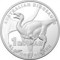 AUSTRALIAN DINOSAURS. 1 DOLLAR. ELAPHROSAURINE.