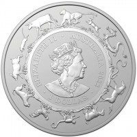 ELIZABETH II. AUSTRALIA 2022. 1 DOLLAR. JC.