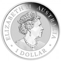 ELIZABETH II. AUSTRALIA. 1 DOLLAR. JC.