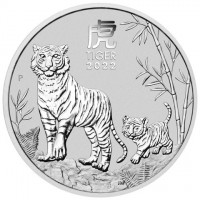 Silver coin Australia KM# 4362 虎. TIGER. 2022. P. JM.