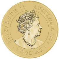 ELIZABETH II. AUSTRALIA 2022. 1 DOLLAR. JC.