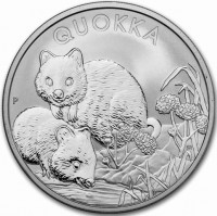 Silver coin Australia QUOKKA. P. SR.