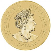 ELIZABETH II 2022. AUSTRALIA. 1 DOLLAR. JC.