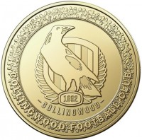 Aluminium Bronze coin Australia KM# 4494 1892. COLLINGWOOD. COLLINGWOOD FOOTBALL CLUB.