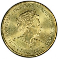 ELIZABETH II 1952 - 2022. AUSTRALIA 2023. 1 DOLLAR. JC.