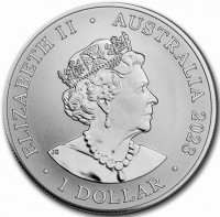 ELIZABETH II 1952 - 2022. AUSTRALIA 2023. 1 DOLLAR. JC.