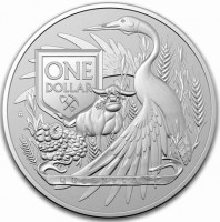 ONE DOLLAR. AB. QUEENSLAND.