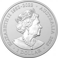 ELIZABETH II 1952 - 2022. AUSTRALIA 2023. 1 DOLLAR. JC.