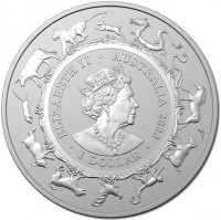 ELIZABETH II. AUSTRALIA 2023. 1 DOLLAR. JC.
