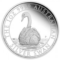 Silver coin Australia KM# 4541 THE 1oz 9999 AUSTRALIAN SILVER SWAN. AH P.