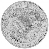 SUPER PIT AUSTRALIA. P. SR. 2023 1OZ 9999 SILVER.