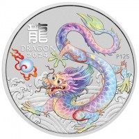Silver coin Australia KM# 4726 龍. DRAGON. 2024. P125.