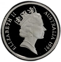 ELIZABETH II. AUSTRALIA 1991. RDM.