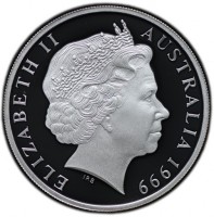 Silver coin Australia KM# 486 ELIZABETH II. AUSTRALIA 2001. IRB.
