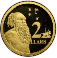 Gold coin Australia KM# 2039 2 DOLLARS.