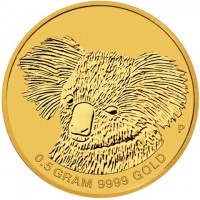 Gold coin Australia KM# 2184 P. 0.5 GRAM 9999 GOLD.