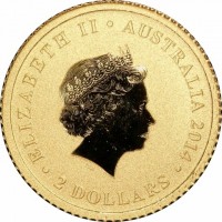 ELIZABETH II. AUSTRALIA 2014. 2 DOLLARS. IRB.