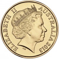 Aluminium Bronze coin Australia KM# 2170 ELIZABETH II. AUSTRALIA 2014. IRB.