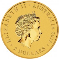 ELIZABETH II. AUSTRALIA 2015. 2 DOLLARS. IRB.