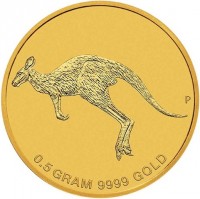 Gold coin Australia KM# 3115 P. 0.5 GRAM 9999 GOLD.