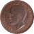 obverse of 2 Centesimi - Vittorio Emanuele III (1903 - 1908) coin with KM# 38 from Italy. Inscription: VITTORIO EMANUELE III RE D'ITALIA S