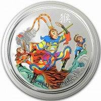 猴. P. Year of the Monkey.