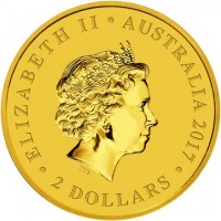 ELIZABETH II. AUSTRALIA 2017. 2 DOLLARS. IRB.