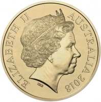 ELIZABETH II. AUSTRALIA 2018. IRB.