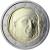 obverse of 2 Euro - Giovanni Boccaccio (2013) coin with KM# 358 from Italy. Inscription: R RI m BOCCACCIO 1313 2013