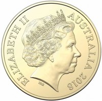 Aluminium Bronze coin Australia KM# 3534 ELIZABETH II. AUSTRALIA 2018. IRB.