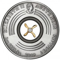 ELIZABETH II AUSTRALIA. JC. 2oz 9999 Ag 2019 2 DOLLARS.