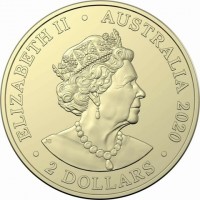 ELIZABETH II. AUSTRALIA 2020. 2 DOLLARS. JC.
