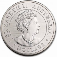 Silver coin Australia KM# 4159 ELIZABETH II. AUSTRALIA 2 DOLLARS. JC.