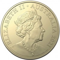 Aluminium Bronze coin Australia KM# 4146 ELIZABETH II. AUSTRALIA 2020. IRB.