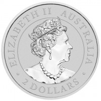 Silver coin Australia KM# 4158 ELIZABETH II. AUSTRALIA. 2 DOLLARS. JC.