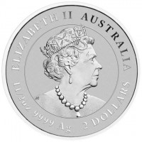 ELIZABETH II. AUSTRALIA. JC. 1 1/2oz 9999 Ag 2021 2 DOLLARS.