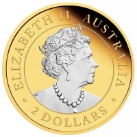 ELIZABETH II. AUSTRALIA. 2 DOLLARS. JC.