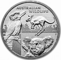 AUSTRALIAN WILDLIFE. 2 OZ 9999 SILVER. 2023 P. NH.