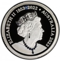 ELIZABETH II 1952 - 2022. AUSTRALIA 2023. JC.